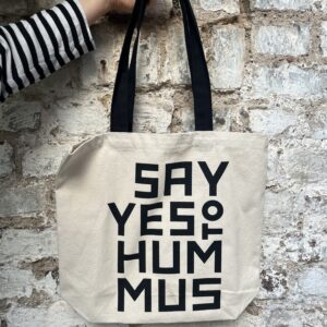 Jutebeutel Say Yes To Hummus