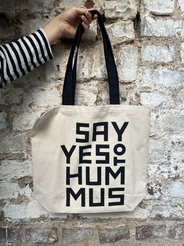 Jutebeutel Say Yes To Hummus
