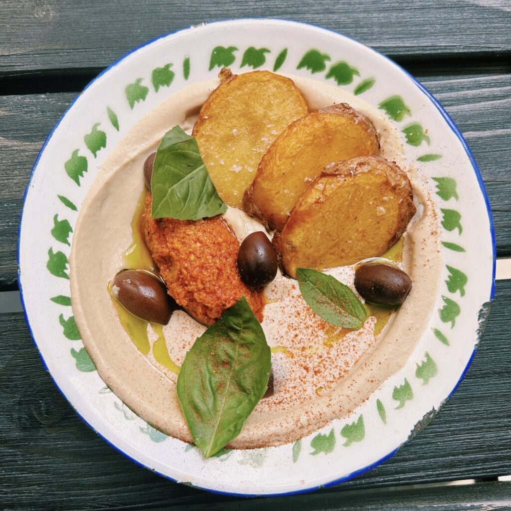 Hummus Pesto Rosso Kartoffel